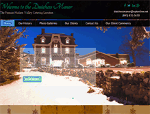 Tablet Screenshot of dutchessmanor.com